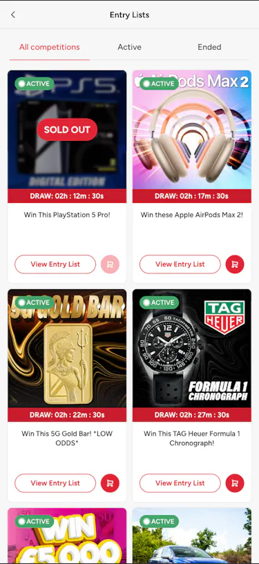 click-competitions android-screenshot-4